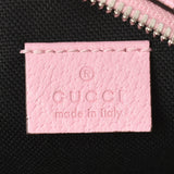 GUCCI グッチ GGサイケデリック ラウンド ピンク/黒 シルバー金具 603938 レディース PVC カーフ ショルダーバッグ 未使用 銀蔵