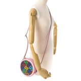 GUCCI グッチ GGサイケデリック ラウンド ピンク/黒 シルバー金具 603938 レディース PVC カーフ ショルダーバッグ 未使用 銀蔵