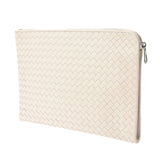 BOTTEGAVENETA ボッテガヴェネタ イントレチャート 白 B031691130 メンズ カーフ クラッチバッグ Bランク 中古 銀蔵