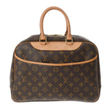 LOUIS VUITTON ルイヴィトン モノグラム ドーヴィル ブラウン M47270 ユニセックス モノグラムキャンバス ハンドバッグ ABランク 中古 銀蔵