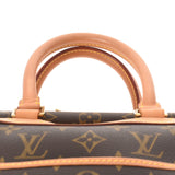 路易威顿路易·维顿（Louis Vuitton）Monogram Dorville Brown M47270女用canvas Canvas手提包AB级使用Ginzo