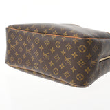 LOUIS VUITTON ルイヴィトン モノグラム ドーヴィル ブラウン M47270 ユニセックス モノグラムキャンバス ハンドバッグ ABランク 中古 銀蔵