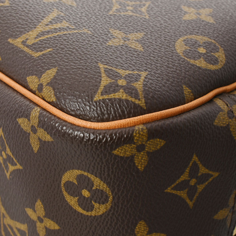 LOUIS VUITTON ルイヴィトン モノグラム ドーヴィル ブラウン M47270 ユニセックス モノグラムキャンバス ハンドバッグ ABランク 中古 銀蔵