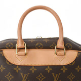 LOUIS VUITTON ルイヴィトン モノグラム ドーヴィル ブラウン M47270 ユニセックス モノグラムキャンバス ハンドバッグ ABランク 中古 銀蔵