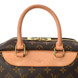 路易威顿路易·维顿（Louis Vuitton）Monogram Dorville Brown M47270女用canvas Canvas手提包AB级使用Ginzo