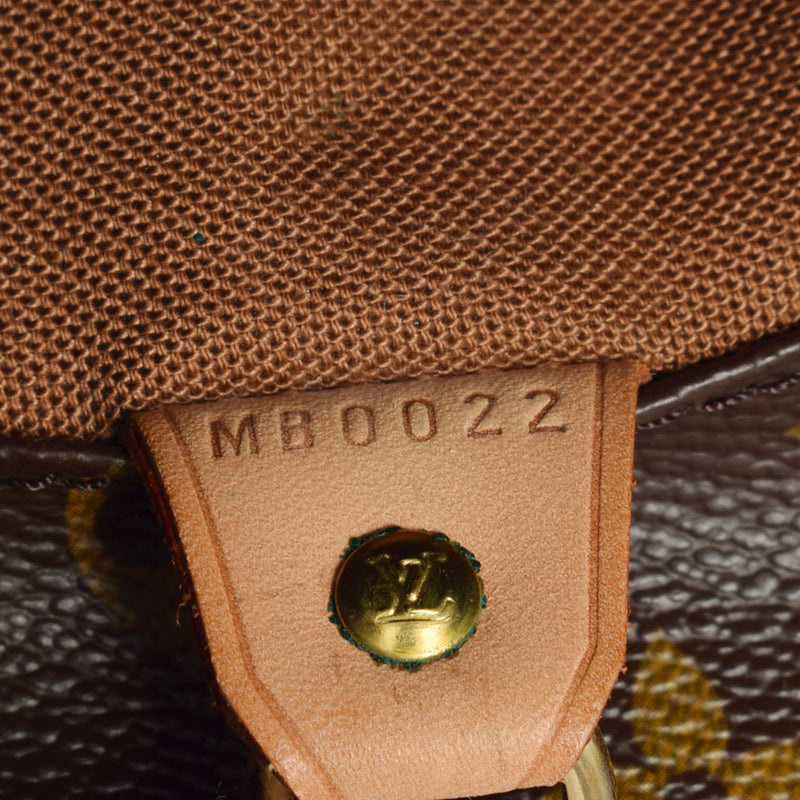 LOUIS VUITTON Louis Vuitton Monogram Sack Shopping Brown M51108 Unisex Monogram Canvas Tote Bag AB Rank Used Ginzo