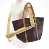 路易威顿路易·维顿（Louis Vuitton）路易威登（Louis Vuitton）会标袋购物棕色M51108女用式字母图帆布手提袋AB级二手Ginzo