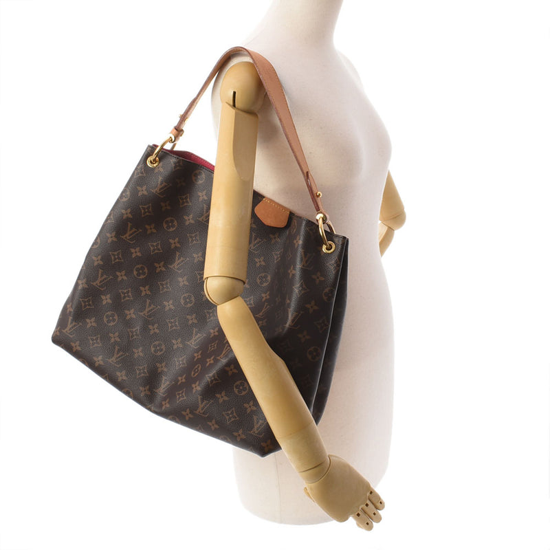 LOUIS VUITTON ルイヴィトン モノグラム グレースフル MM  ピヴォワンヌ M43703 レディース モノグラムキャンバス ショルダーバッグ ABランク 中古 銀蔵