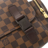 路易威顿路易·维顿（Louis Vuitton）Damier记者Melville Brown N51126 Damier Canbus Canbus Chare Bag Ab AB级使用Ginzo