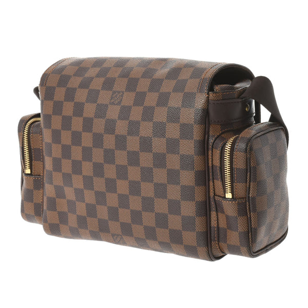 路易威顿路易·维顿（Louis Vuitton）Damier记者Melville Brown N51126 Damier Canbus Canbus Chare Bag Ab AB级使用Ginzo