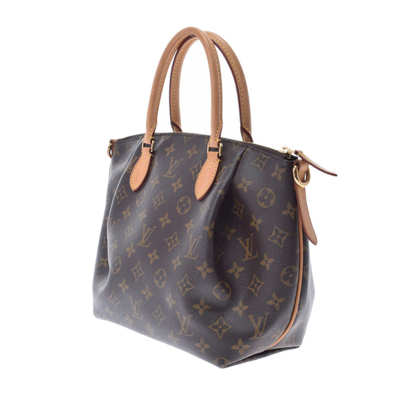 路易威顿路易·维顿（Louis Vuitton）Monogram Turen PM 2way Bag Brown M48813女士会标帆布手袋AB级二手Ginzo