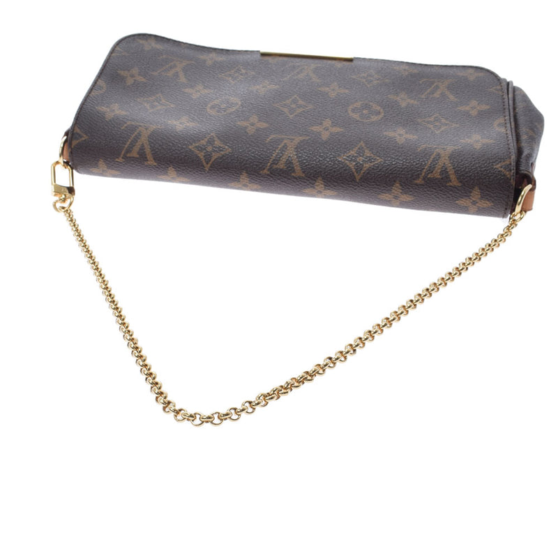 LOUIS VUITTON ルイヴィトン モノグラム フェイボリットMM ブラウン M40718 レディース モノグラムキャンバス ショルダーバッグ ABランク 中古 銀蔵