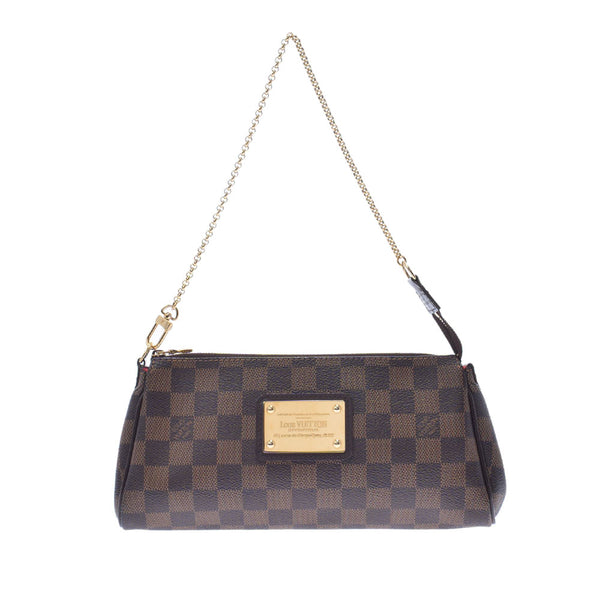 LOUIS VUITTON Louis Vuitton Dami Eva 2WAY Bag Brown N55213 Ladies shoulder bag AB Rank used Ginzo