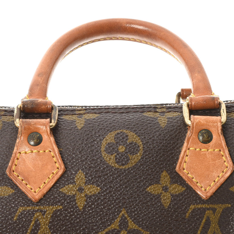 路易威顿路易斯·维顿（Louis Vuitton）Monogram Minogry Speedy Brown M41534女士会标帆布手提包B等级二手Ginzo