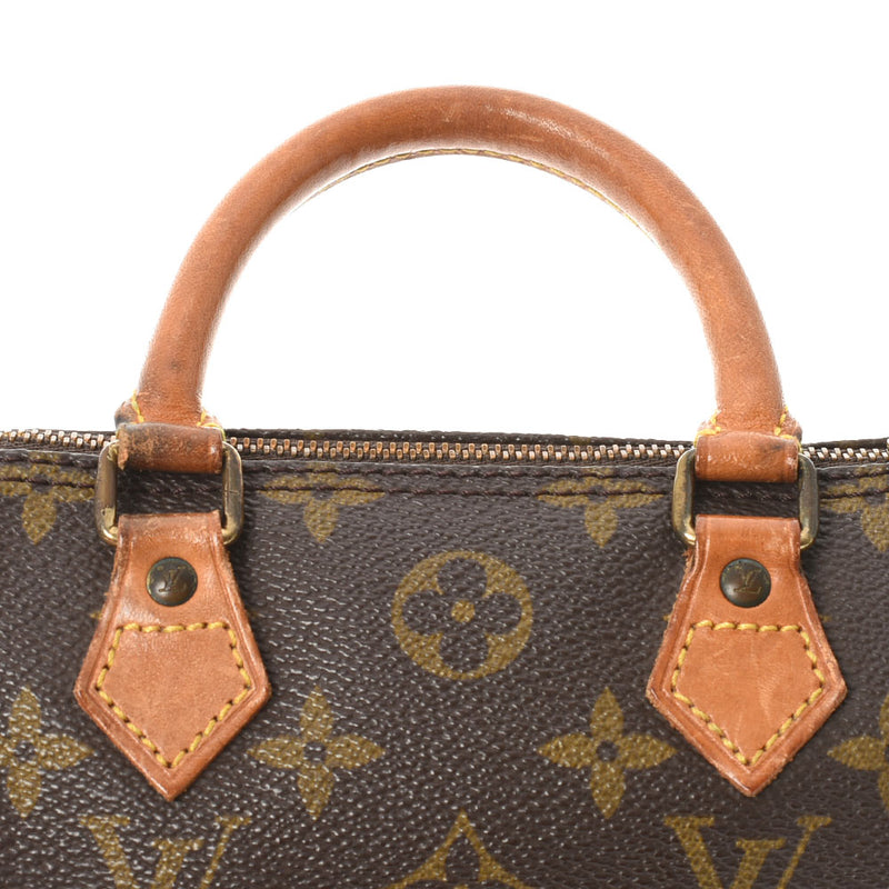 路易威顿路易斯·维顿（Louis Vuitton）Monogram Minogry Speedy Brown M41534女士会标帆布手提包B等级二手Ginzo