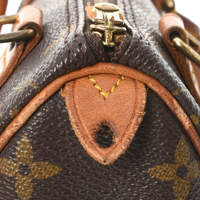 路易威顿路易斯·维顿（Louis Vuitton）Monogram Minogry Speedy Brown M41534女士会标帆布手提包B等级二手Ginzo