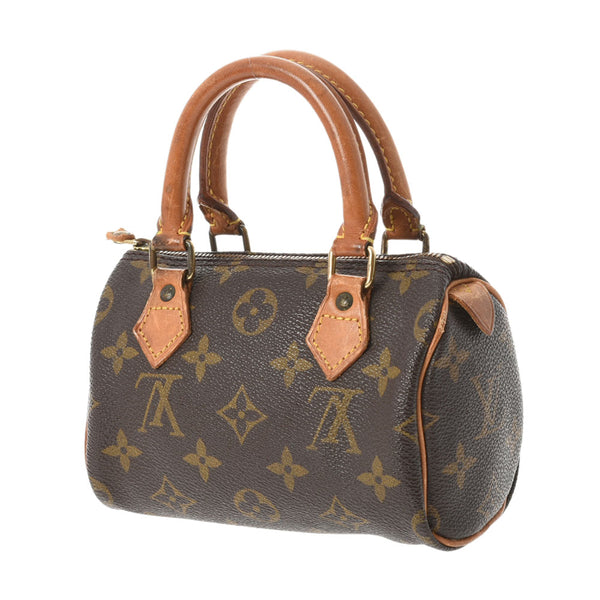 LOUIS VUITTON Louis Vuitton Monogram Mini Speedy Brown M41534 Ladies Monogram Canvas Handbag B Rank used Ginzo