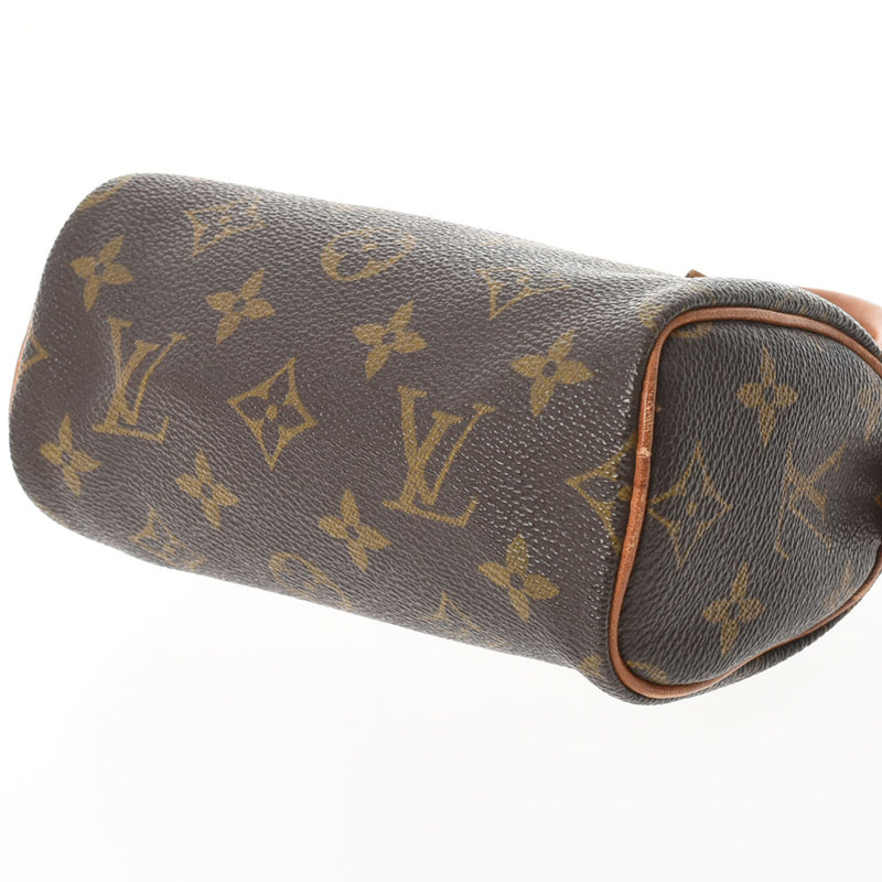 路易威顿路易斯·维顿（Louis Vuitton）Monogram Minogry Speedy Brown M41534女士会标帆布手提包B等级二手Ginzo