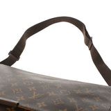 路易威顿路易·维顿（Louis Vuitton）路易威登（Louis Vuitton）会标使者MM Bobour Brown M97038女用式会标帆布帆布皮革肩带ab ab rank rank use ginzo