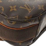 路易威顿路易·维顿（Louis Vuitton）路易威登（Louis Vuitton）会标使者MM Bobour Brown M97038女用式会标帆布帆布皮革肩带ab ab rank rank use ginzo