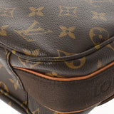 路易威顿路易·维顿（Louis Vuitton）路易威登（Louis Vuitton）会标使者MM Bobour Brown M97038女用式会标帆布帆布皮革肩带ab ab rank rank use ginzo