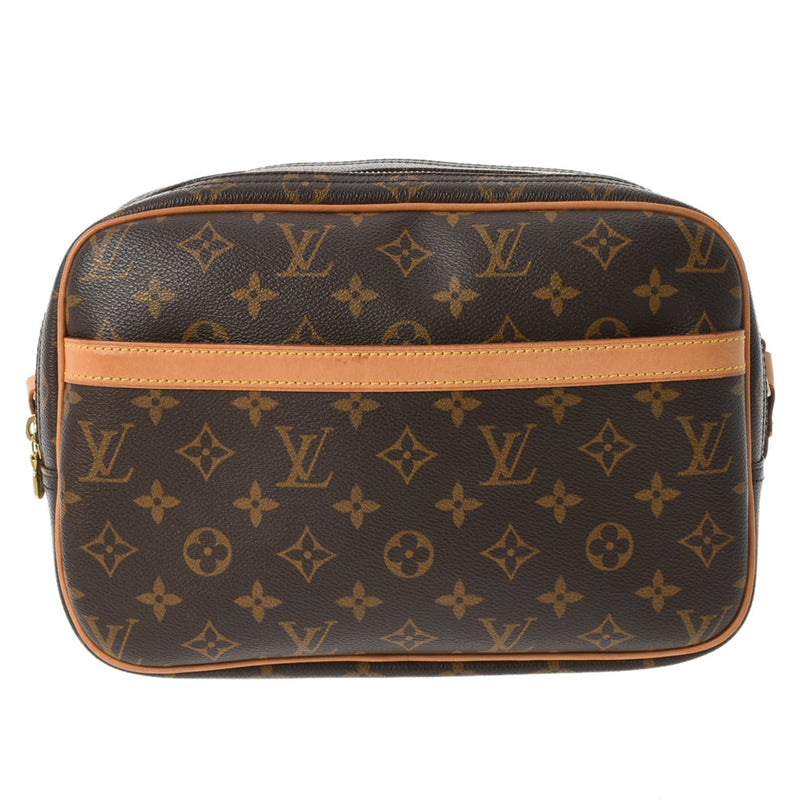 LOUIS VUITTON Louis Vuitton Monogram Reporter PM Brown M45254 Unisex Monogram Canvas Shoulder Bag B Rank Used Ginzo