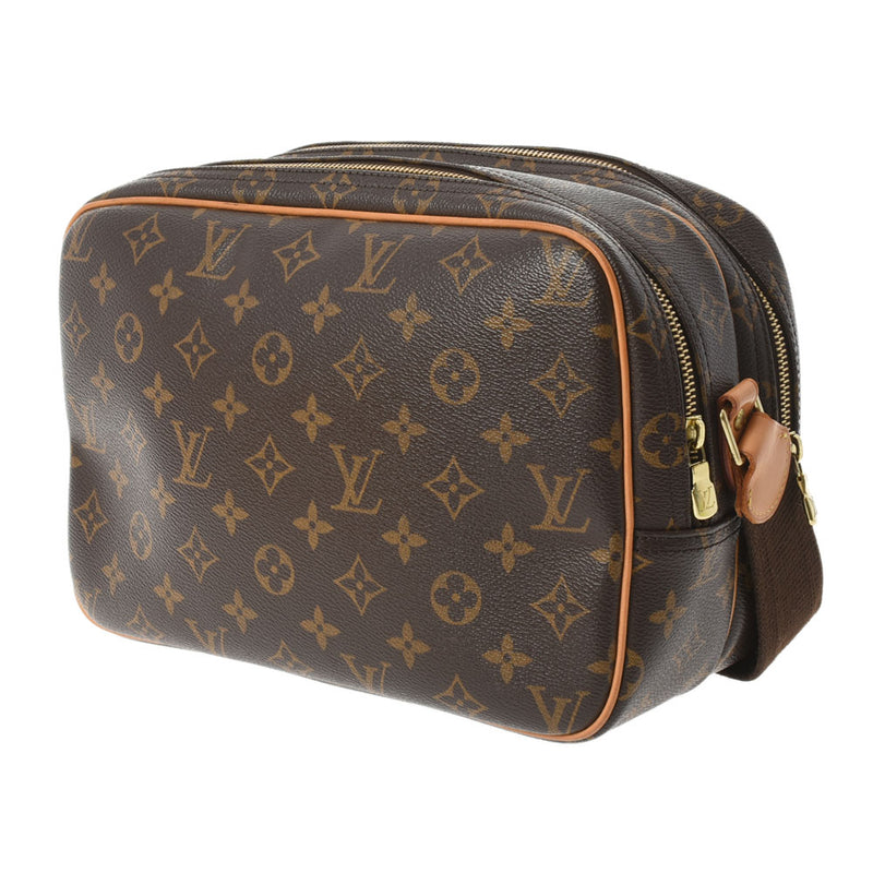 LOUIS VUITTON Louis Vuitton Monogram Reporter PM Brown M45254 Unisex Monogram Canvas Shoulder Bag B Rank Used Ginzo