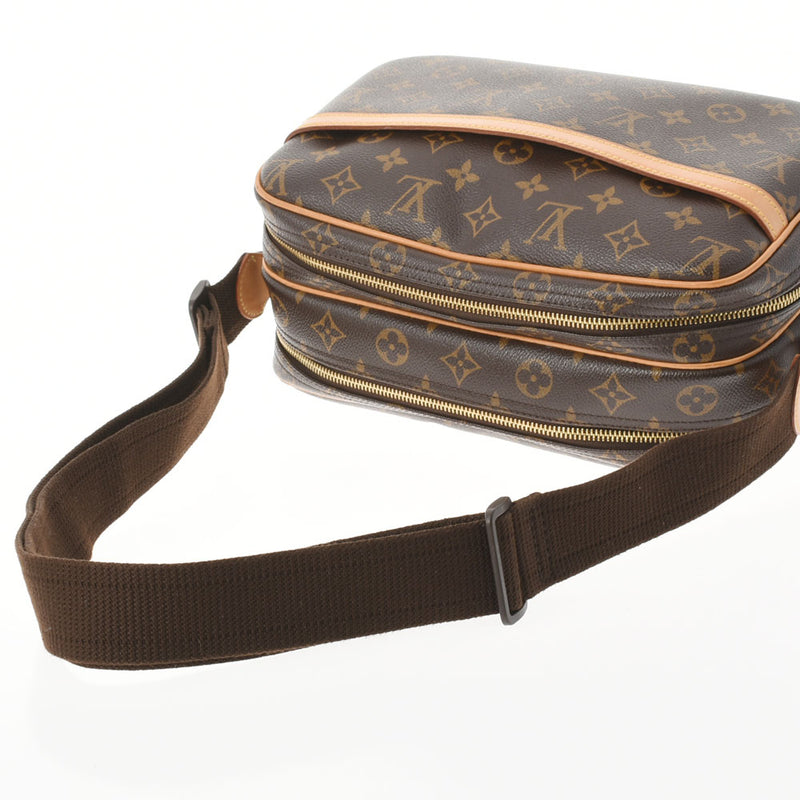 LOUIS VUITTON Louis Vuitton Monogram Reporter PM Brown M45254 Unisex Monogram Canvas Shoulder Bag B Rank Used Ginzo