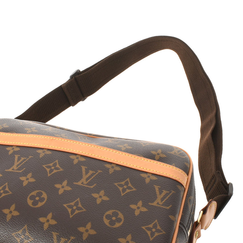 LOUIS VUITTON Louis Vuitton Monogram Reporter PM Brown M45254 Unisex Monogram Canvas Shoulder Bag B Rank Used Ginzo