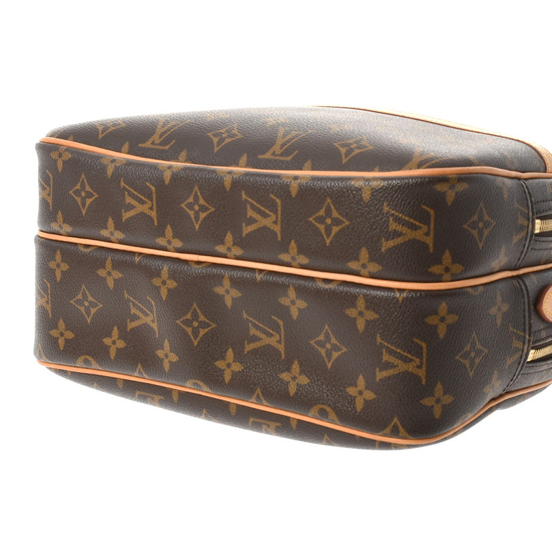 LOUIS VUITTON ルイヴィトン モノグラム リポーターPM ブラウン M45254 ユニセックス モノグラムキャンバス ショルダーバッグ Bランク 中古 銀蔵