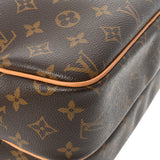 LOUIS VUITTON ルイヴィトン モノグラム リポーターPM ブラウン M45254 ユニセックス モノグラムキャンバス ショルダーバッグ Bランク 中古 銀蔵