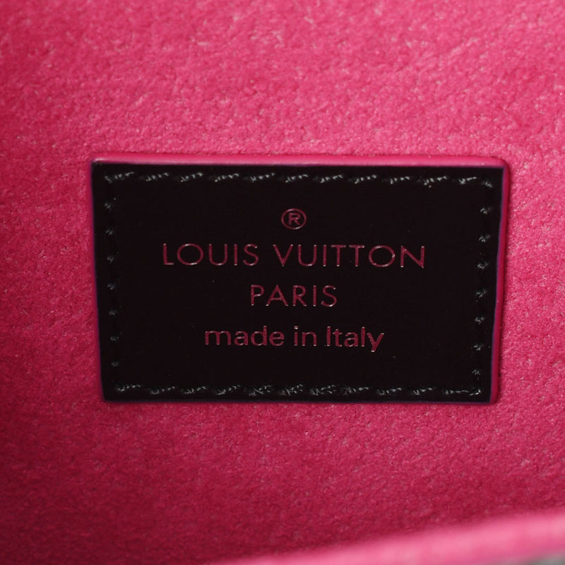 LOUIS VUITTON Louis Vuitton Epochet Felici Noir/Hot Pink M64579 Ladies Epi Leather Chain Wallet A Rank Used Ginzo