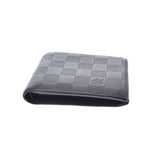 LOUIS VUITTON Louis Vuitton Damier Anfini Portofoyuy Marco NM M63334 Men's Leather Bi -Fold Wallet B Rank Used Ginzo