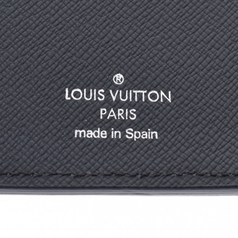 LOUIS VUITTON Louis Vuitton Epi Portofoyille Brother Black M66542 Men's Epi Leather Long Wallet B Rank Used Ginzo