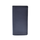 LOUIS VUITTON Louis Vuitton Epi Port Foyu Blaza Blue Marine M61816 Men's Epi Leather Long Wallet B Rank Used Ginzo