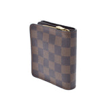 LOUIS VUITTON Louis Vuitton Damier Compact Zip Brown N61668 Unisex Bi -fold Wallet AB Rank used Ginzo