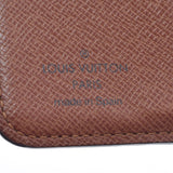 LOUIS VUITTON Louis Vuitton Monogram Compact Zip Brown M61667 Unisex Monogram Canvas Bi -Fold Wallet B Rank Used Ginzo