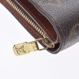 LOUIS VUITTON Louis Vuitton Monogram Compact Zip Brown M61667 Unisex Monogram Canvas Bi -Fold Wallet B Rank Used Ginzo