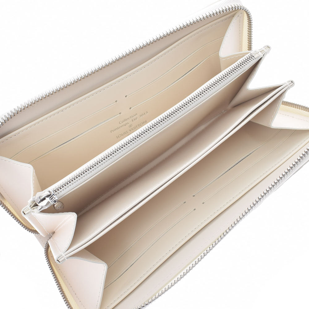 ルイヴィトン 長財布 ダミエファセット ジッピーウォレット 白 M94400