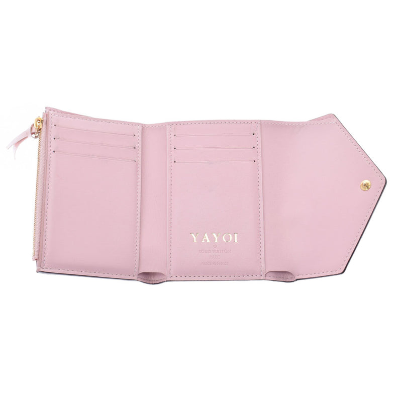 路易威顿路易斯·威特顿Verni Portofoyille Victorine Rose Ballerine M62428男女通用会标Monogram verni Square Wallet AB RANK RANS RANS二手Ginzo