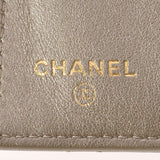 CHANEL Chanel 2.55 Gold Ladies Lambskin Three Fold Wallet B Rank Used Ginzo