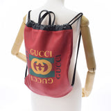 GUCCI Gucci Rolling Backpack Logo Print Red 516639 Boys Curf Backpack Daypack A Rank used Ginzo