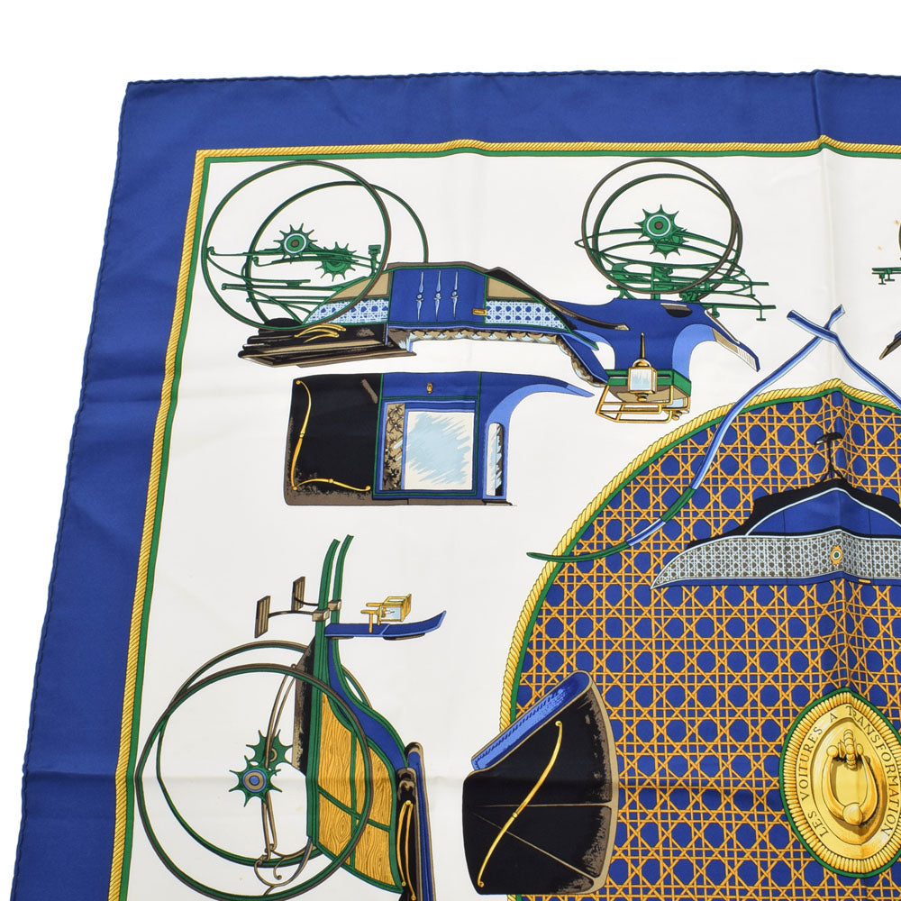 もりもり HERMES エルメス スカーフ カレ90 折りたたみ式幌の馬車 2025