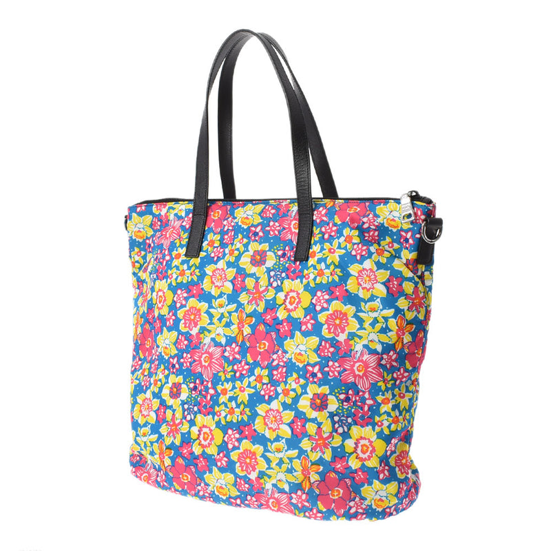 Prada floral tote bag new arrivals