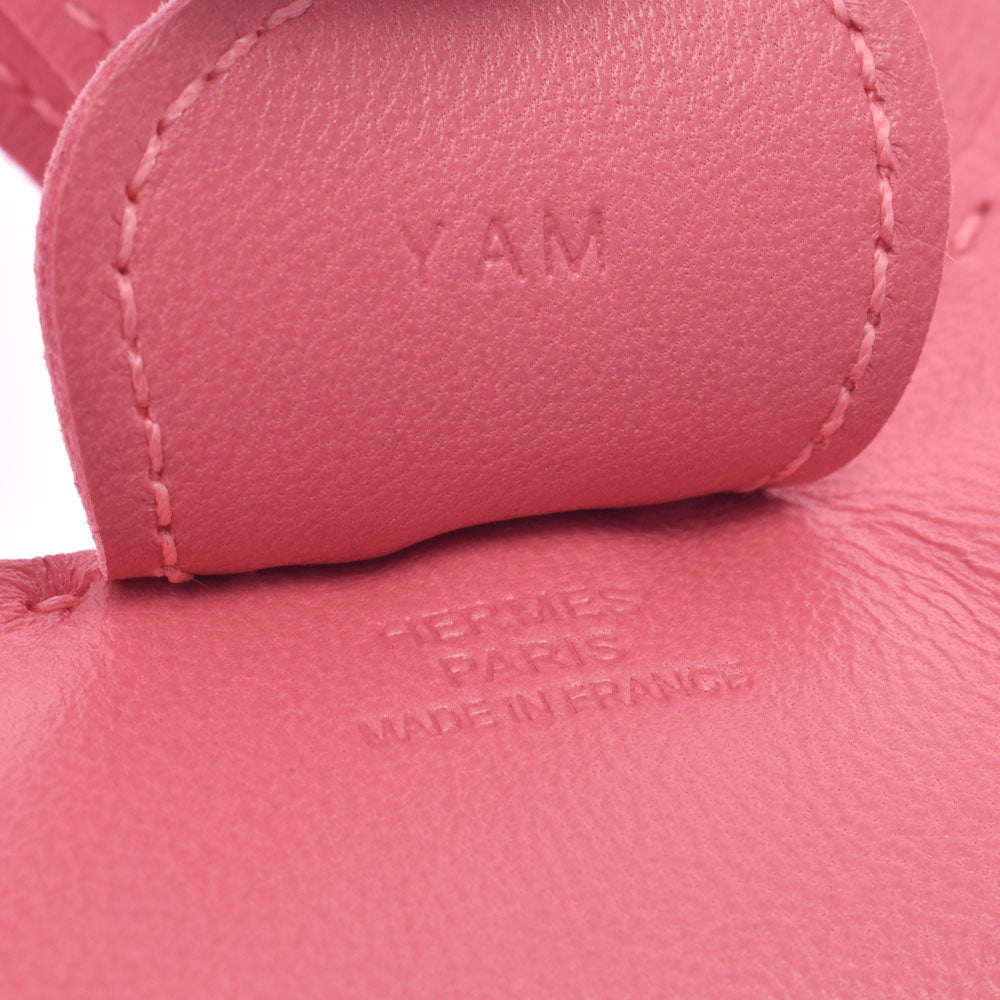 エルメスロデオ MM バッグチャーム ローズアザレ Y刻印(2020年頃)刻印