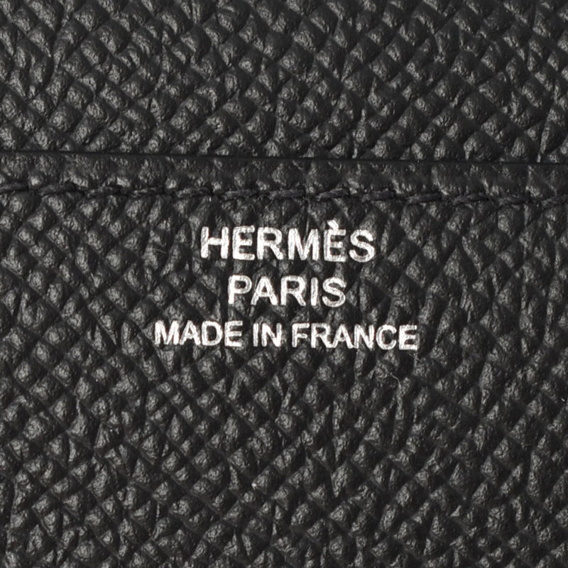 HERMES エルメス コンスタンス ロングウォレット トゥーゴー 黒 パラジウム金具 Y刻印(2020年頃) レディース ヴォーエプソン 長財布 新同 中古 銀蔵