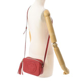 GUCCI グッチ ソーホー スモール ディスコ 赤 ゴールド金具 308364 レディース カーフ ショルダーバッグ ABランク 中古 銀蔵