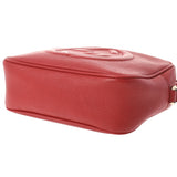 GUCCI グッチ ソーホー スモール ディスコ 赤 ゴールド金具 308364 レディース カーフ ショルダーバッグ ABランク 中古 銀蔵