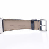 Cartier Cartier Tank Divan Mini W6300255女士SS/皮革表格石英白色拨号阵列二手Ginzo