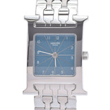 HERMES HERMES LAMBUSIS HH1.210女士SS Watch Quartz Blue Dial A等级使用Ginzo